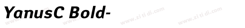 YanusC Bold字体转换